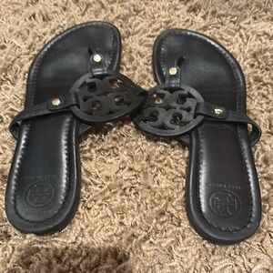 Tory Burch Black Slide Sandals